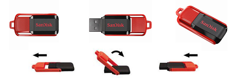 USB 2.0 Sandisk Cruzer Edge CZ52 16GB