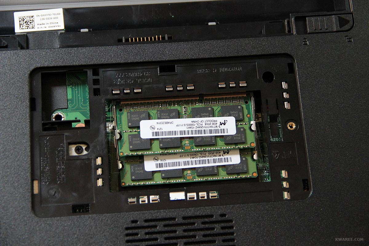 Nâng cấp RAM laptop